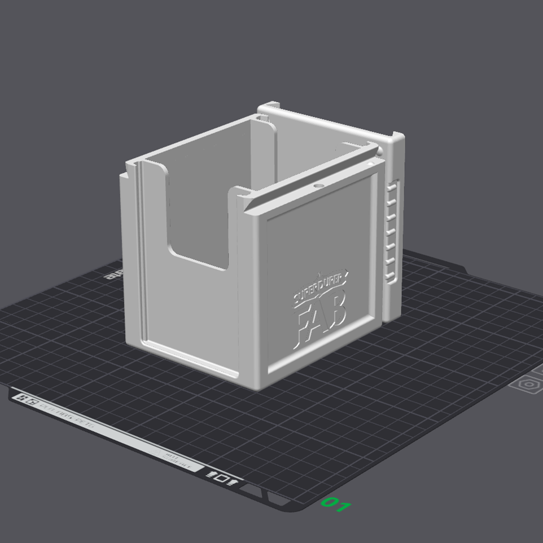 (STL Digital File Only) The SuperDuper FaB Deckbox