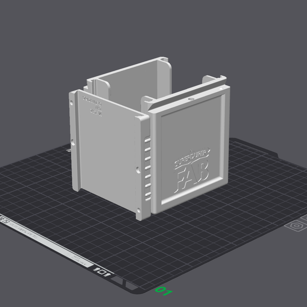 (STL Digital File Only) The SuperDuper FaB Deckbox
