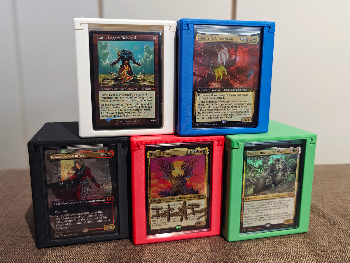 The Quintessential MTG Deckbox STL file